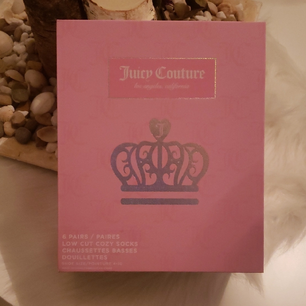 🧿Juicy Couture Pink Low Cut Socks Set
